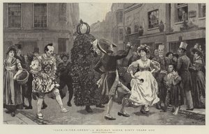 Jack-in-the-Green, une scène de la fête du 1er mai il y a soixante ans
